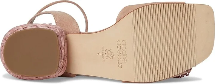 Andre Assous Reena Women's Dress Sandals Blush : 6 M, Leather - Image 3