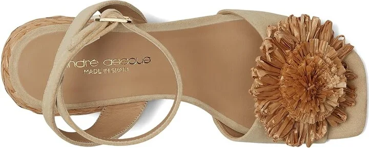 Andre Assous Reena Women's Dress Sandals Sand : 10 M, Leather - Image 2