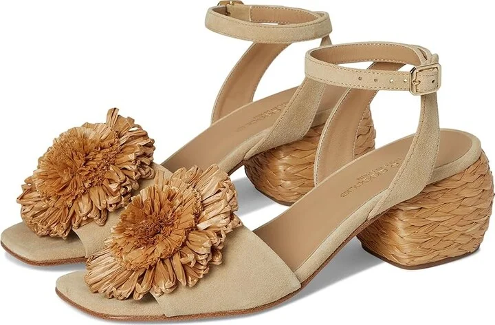 Andre Assous Reena Women's Dress Sandals Sand : 10 M, Leather