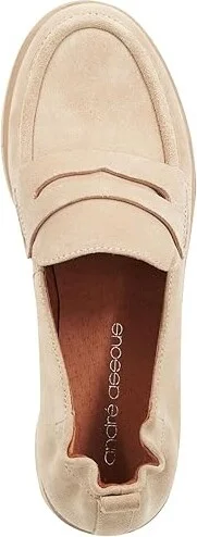 Andre Assous River Loafer Women's Flat Shoes Sesame : 11 M, Leather/Vinyl - Image 2