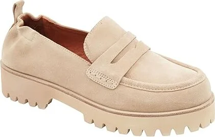 Andre Assous River Loafer Women's Flat Shoes Sesame : 11 M, Leather/Vinyl