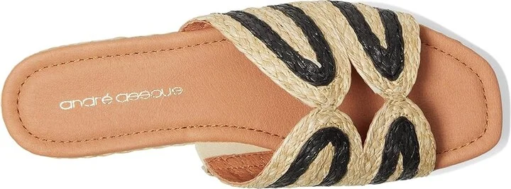 Andre Assous Serene Women's Wedge Shoes Natural/Black : 5 M - Image 2