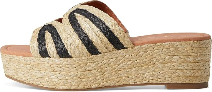 Andre Assous Serene Women's Wedge Shoes Natural/Black : 5 M - Image 6
