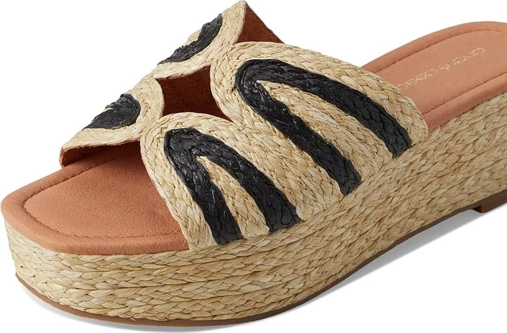 Andre Assous Serene Women's Wedge Shoes Natural/Black : 5 M - Image 7