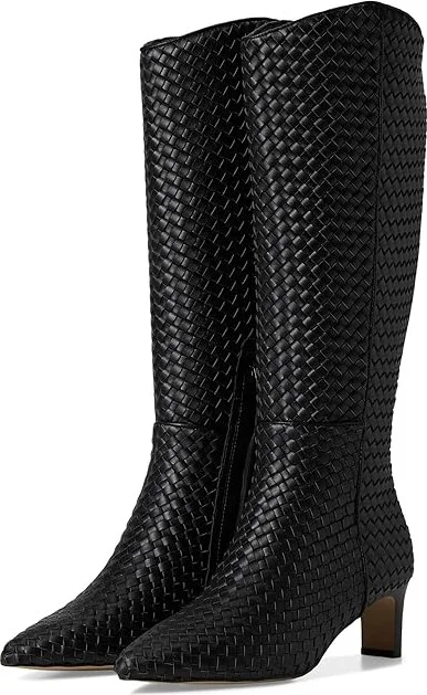 Andre Assous Waverly Women's Boots Black : 6 M, Leather/Textile
