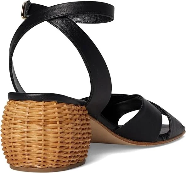 Andre Assous Winona Women's Dress Sandals Black : 8 M, Leather - Image 4