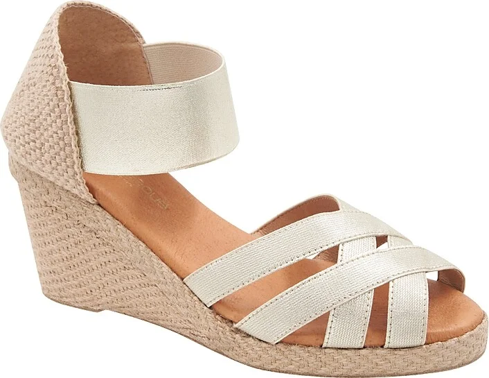 Andre Assous Women's Adin Jute Wedge Sandals