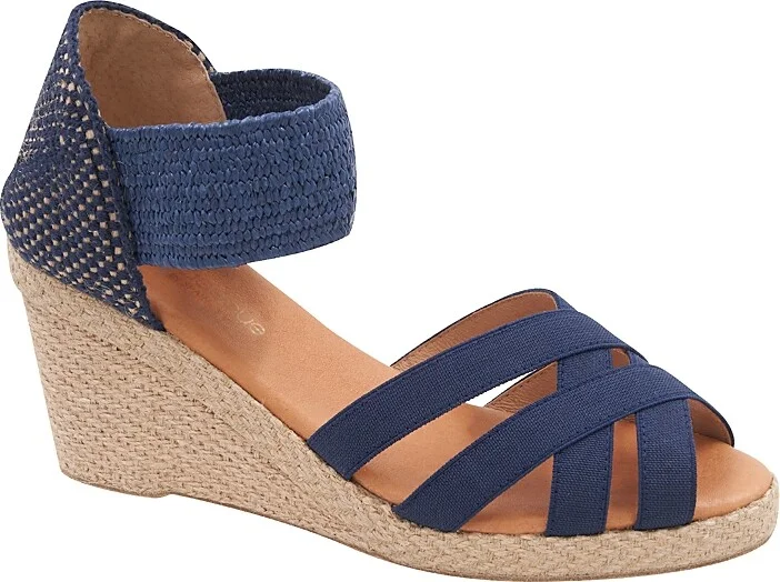 Andre Assous Women's Adin Jute Wedge Sandals