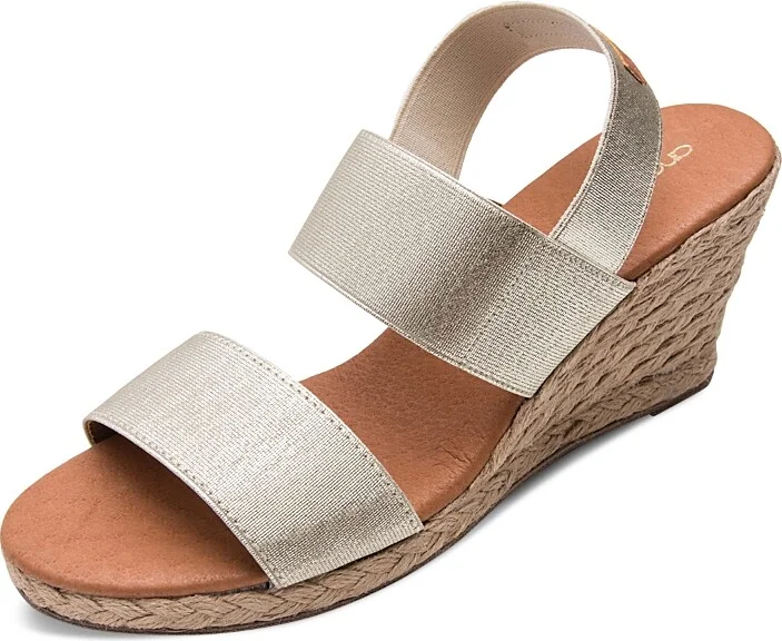 Andre Assous Women's Allison Strappy Espadrille Wedge Sandals