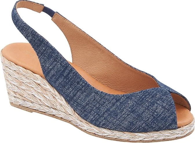 Andre Assous Women's Audrey Jute Wedge Sandals