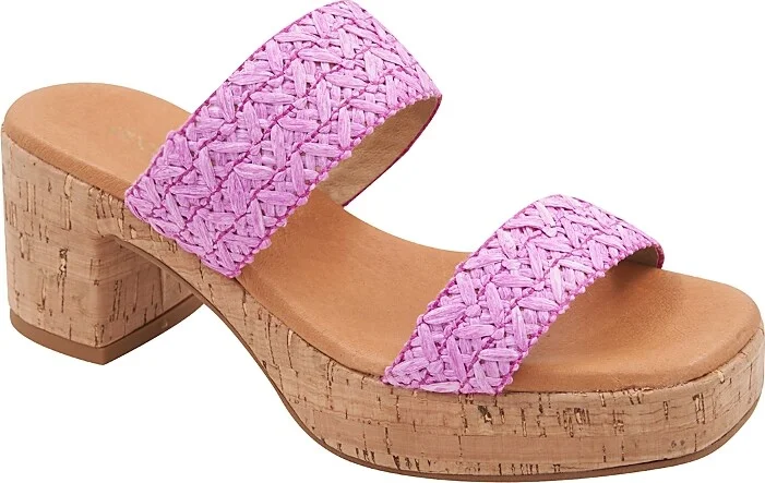 Andre Assous Women's Cairo Cork Heel Sandals