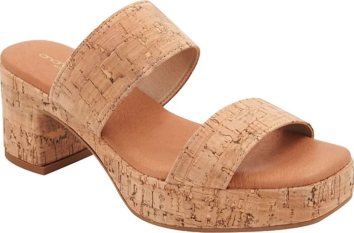 Andre Assous Women's Cairo Slip On High Heel Sandals