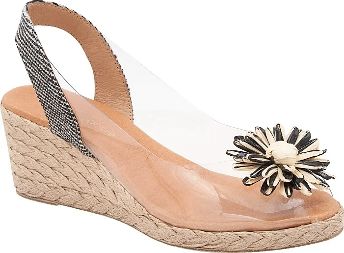 Andre Assous Women's Jute Wedge Sandals