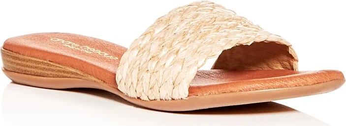 Andre Assous Women's Nahala Featherweights Woven Slide Sandals