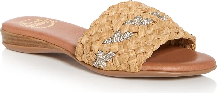 Andre Assous Women's Nahala Woven Slide Sandals