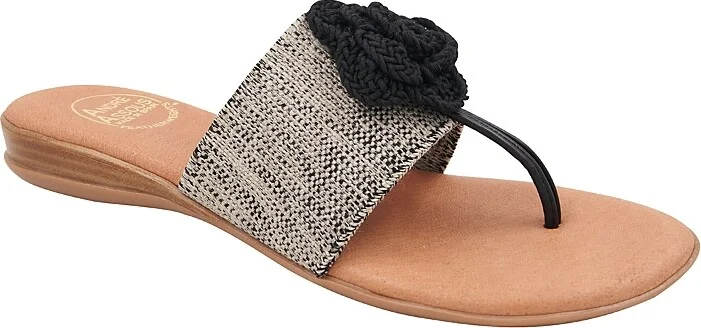 Andre Assous Women's Nara Slip On Thong Slide Sandals