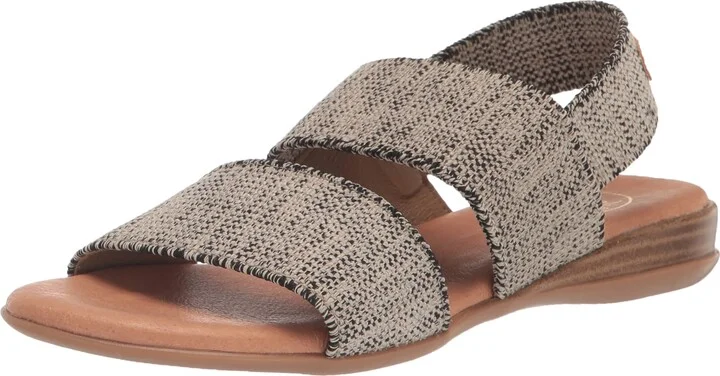 Andre Assous Womens Nigella Elastic Heel Strap Sandal Featherweight Summer Essentials Luxury Fabric Slipper