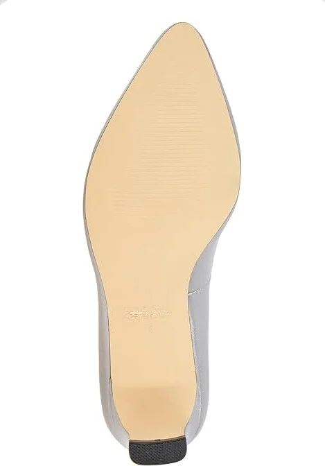 Andre Assous Wynne High Women's Heels Pewter : 6.5 M, Leather - Image 3