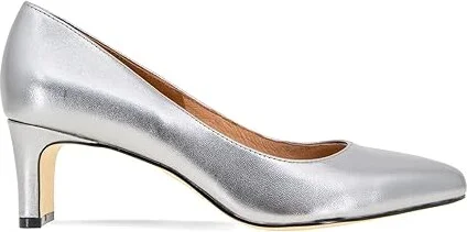 Andre Assous Wynne High Women's Heels Pewter : 6.5 M, Leather - Image 5