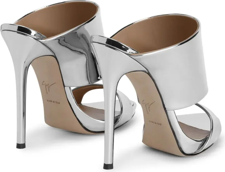 Andrea 120mm leather sandals - Image 3