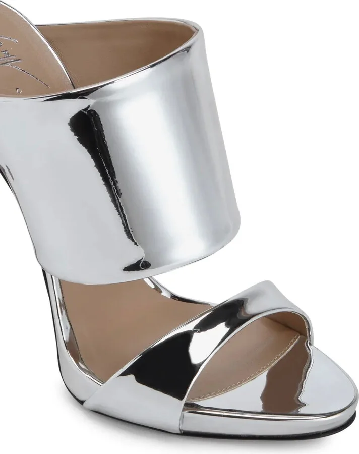 Andrea 120mm leather sandals - Image 4