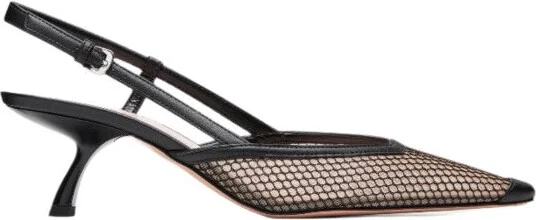 Andrea 50 Mesh Slingbacks