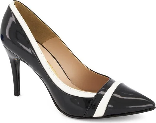 Andrea Bicolor High Heels 67347, Black,
