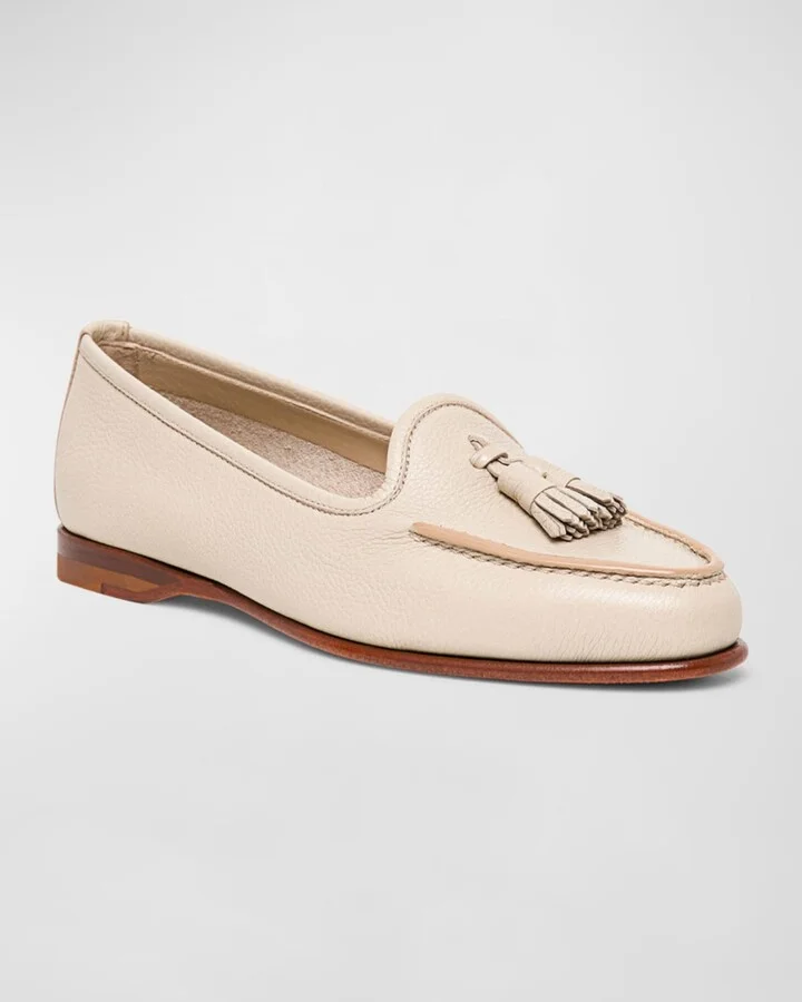 Andrea Calfskin Tassel Loafers - Image 5