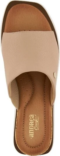 Andrea Casual Wedge Platform Sandals 741, Navy, - Image 3