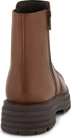 Andrea Chelsea Boots With Zipper 3051, Brown, - Image 2