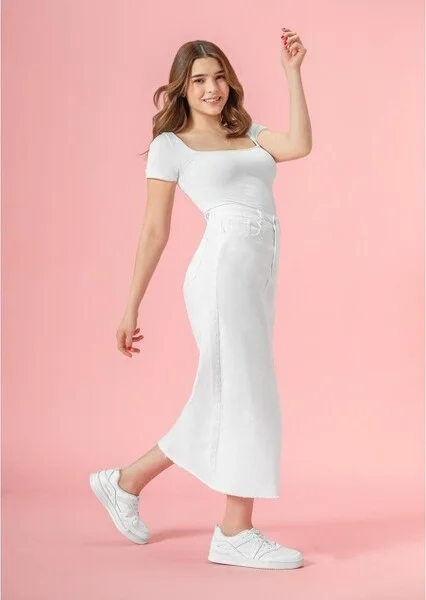 Andrea Classic White Sneakers 7110, white, - Image 2