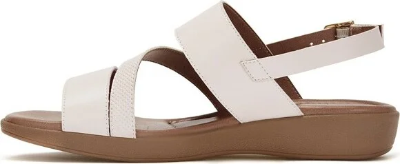 Andrea Comfort Slingback Sandals 8108, White, - Image 2