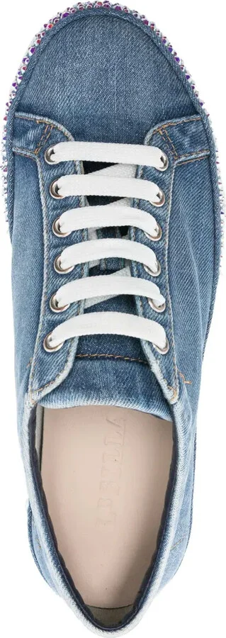 Andrea crystal-embellished sneakers - Image 4