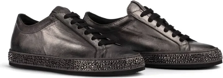 Andrea crystal-embellished sole sneakers - Image 2