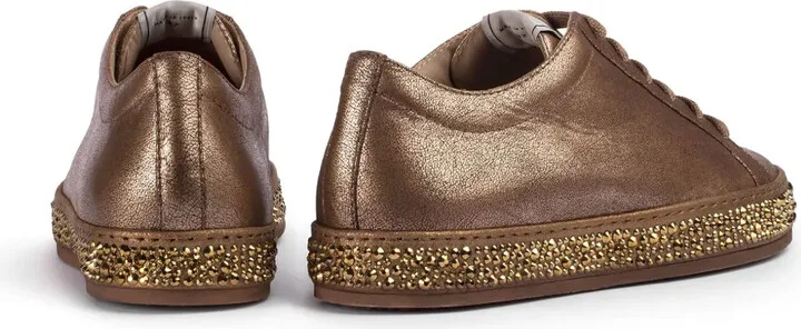 Andrea crystal-embellished sole sneakers - Image 3