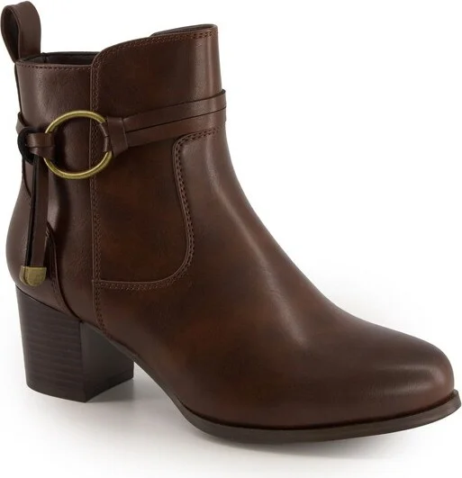 Andrea Fashion Booties, 5944, Brown,