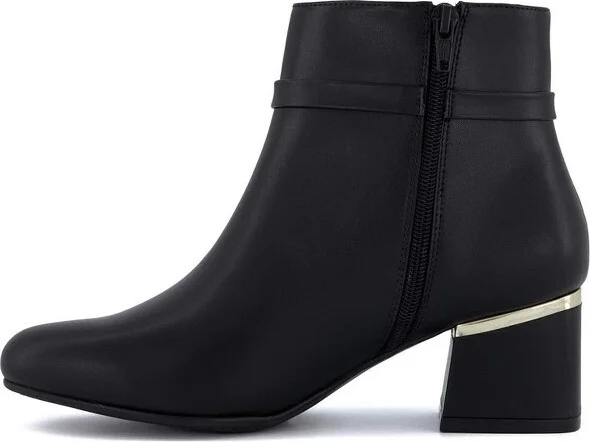 Andrea Fashion Boots With Side Zipper 63575, Black, - Image 2
