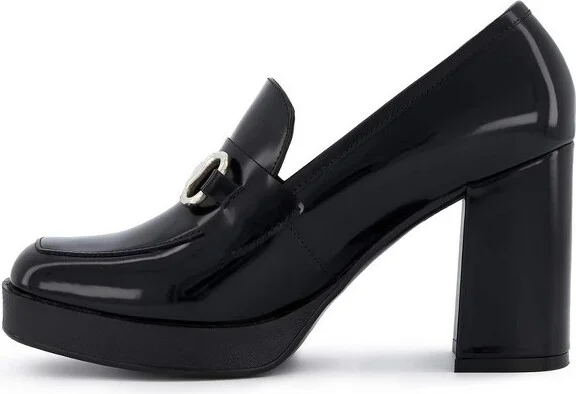 Andrea High Heel Loafers 3422 - Black, - Image 2