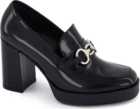 Andrea High Heel Loafers 3422 - Black,