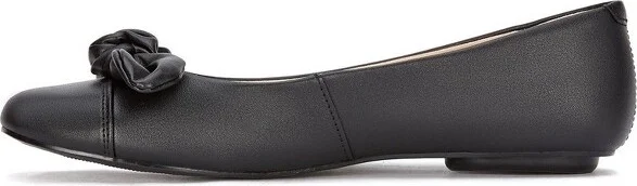 Andrea Leather Comfort Ballerinas 83631, Black, - Image 2
