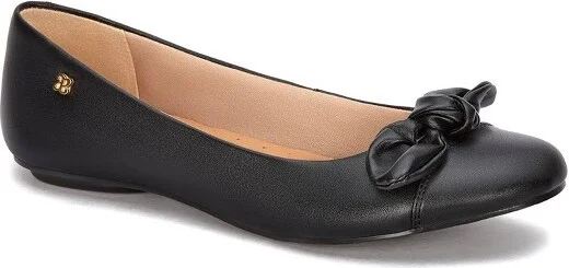 Andrea Leather Comfort Ballerinas 83631, Black,