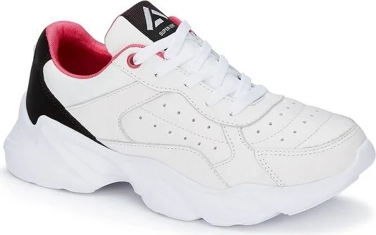 Andrea Leather High Performance Sneakers 87319, White,