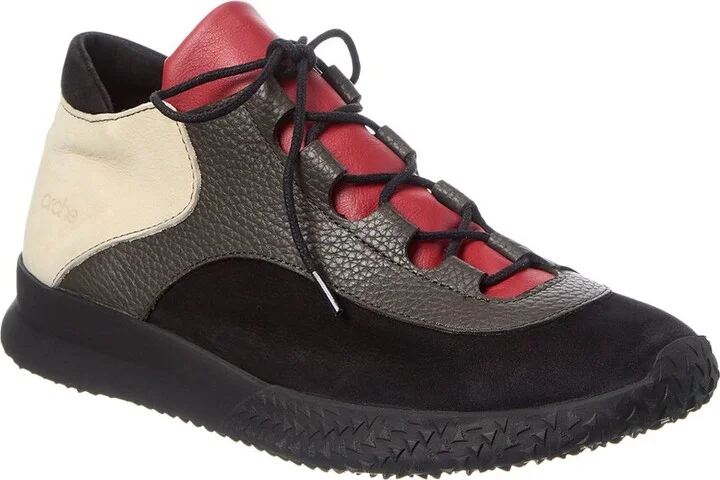Andrea Leather & Suede Sneaker