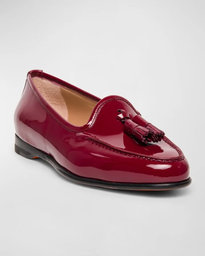Andrea Patent Tassel Loafers - Image 4