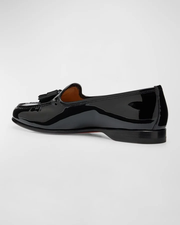Andrea Patent Tassel Loafers - Image 2