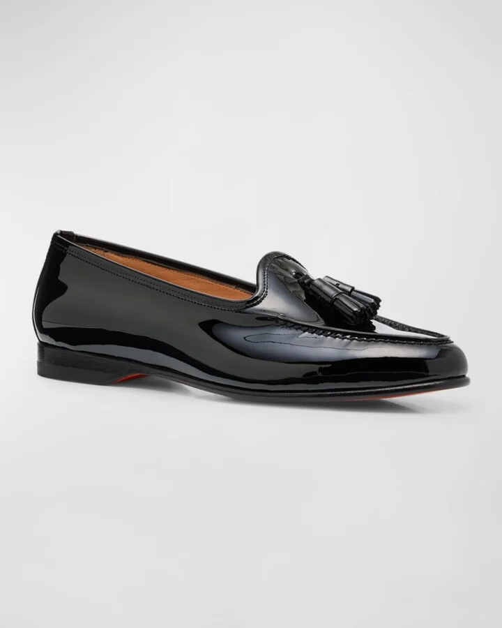 Andrea Patent Tassel Loafers - Image 5
