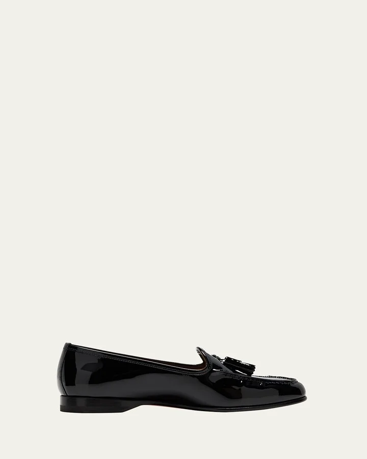 Andrea Patent Tassel Loafers