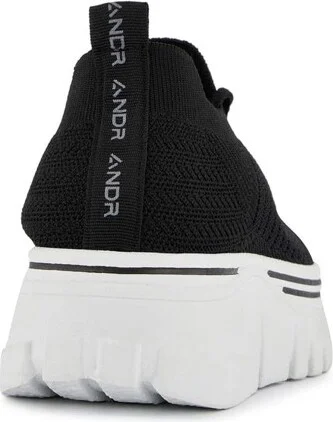 Andrea Platform Sneakers 6236, Black, - Image 2