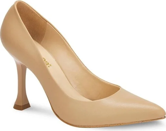 Andrea Sculpture Stiletto Pumps 54782, Beige,