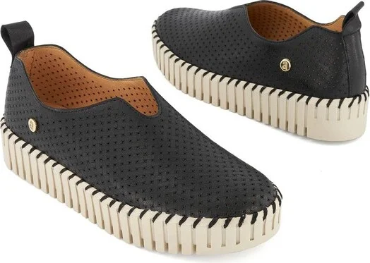 Andrea Slip On Moccasins 789, Blue, - Image 2